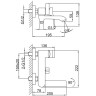 Смеситель для ванны FRAP H75 F3275-19